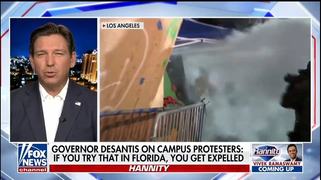 DeSantis: Pro Hamas Protestors Will Be Held Accountable In Florida