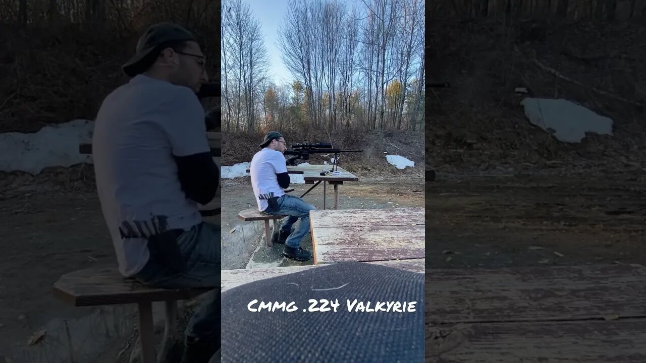 Trying out the 224 Valkyrie round #cmmg #ar #nikon #rangeday