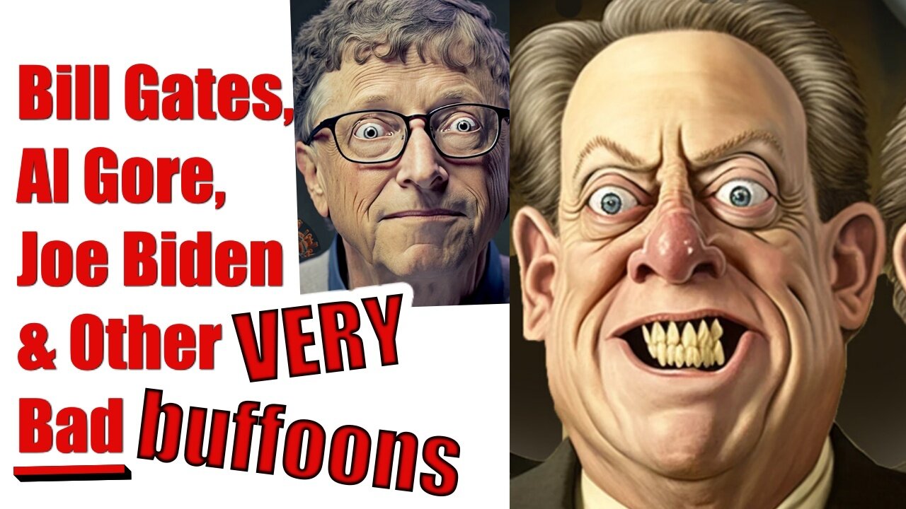 Bill Gates, Al Gore, Joe Biden & Other Very Bad Buffoons