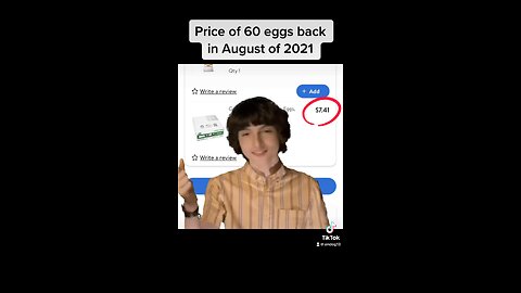 POV: Egg Price Inflation is REAL