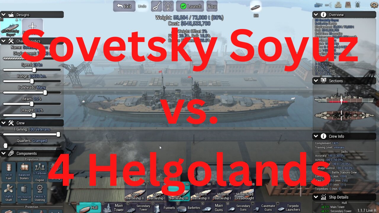 Sovetsky Soyuz vs. 4 Helgolands