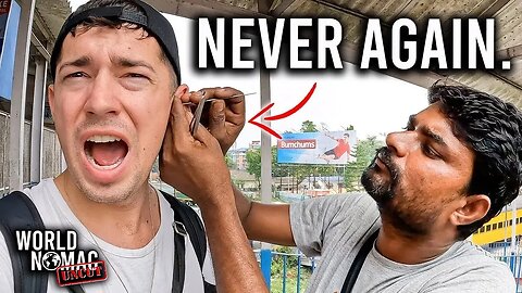 $10 Ear Cleaning in India SHOCKED me 🇮🇳