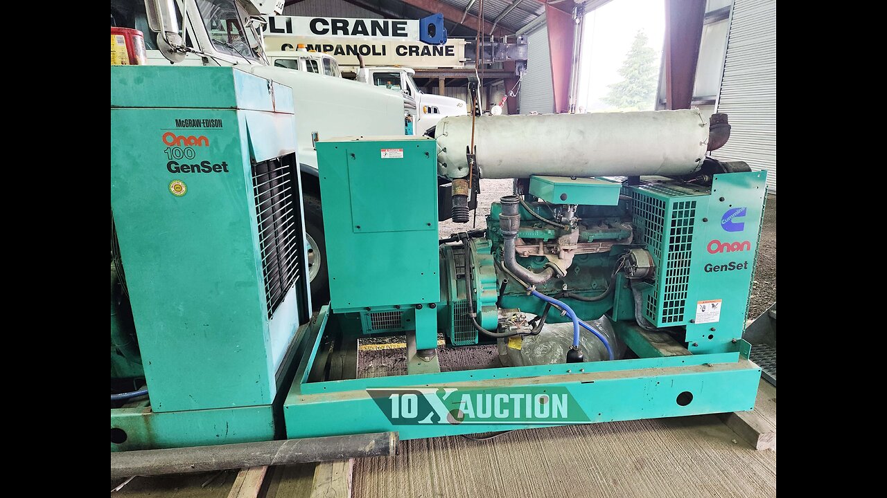 CUMMINS 35 KW GENERATOR 10X AUCTION AuctionTime/MachineryTrader