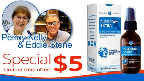 💦💧💦 Penny & Eddie talk ZEOLITE: What is it? Why take it? 💦💧💦 Special $5 bottle promo!