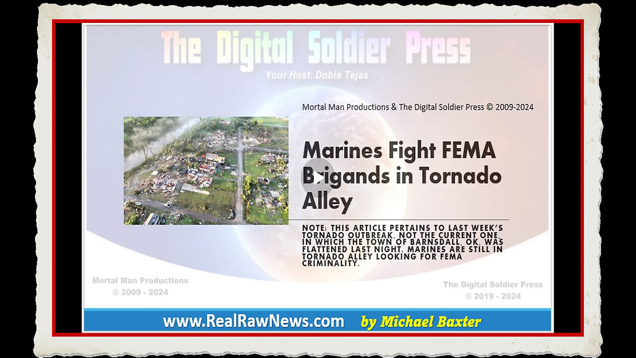 Marines Fight FEMA Brigands in Tornado Alley