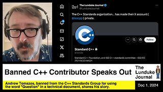 Banned C++ Contributor Speaks Out