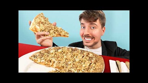 I Ate A $70,000 Golden Pizza