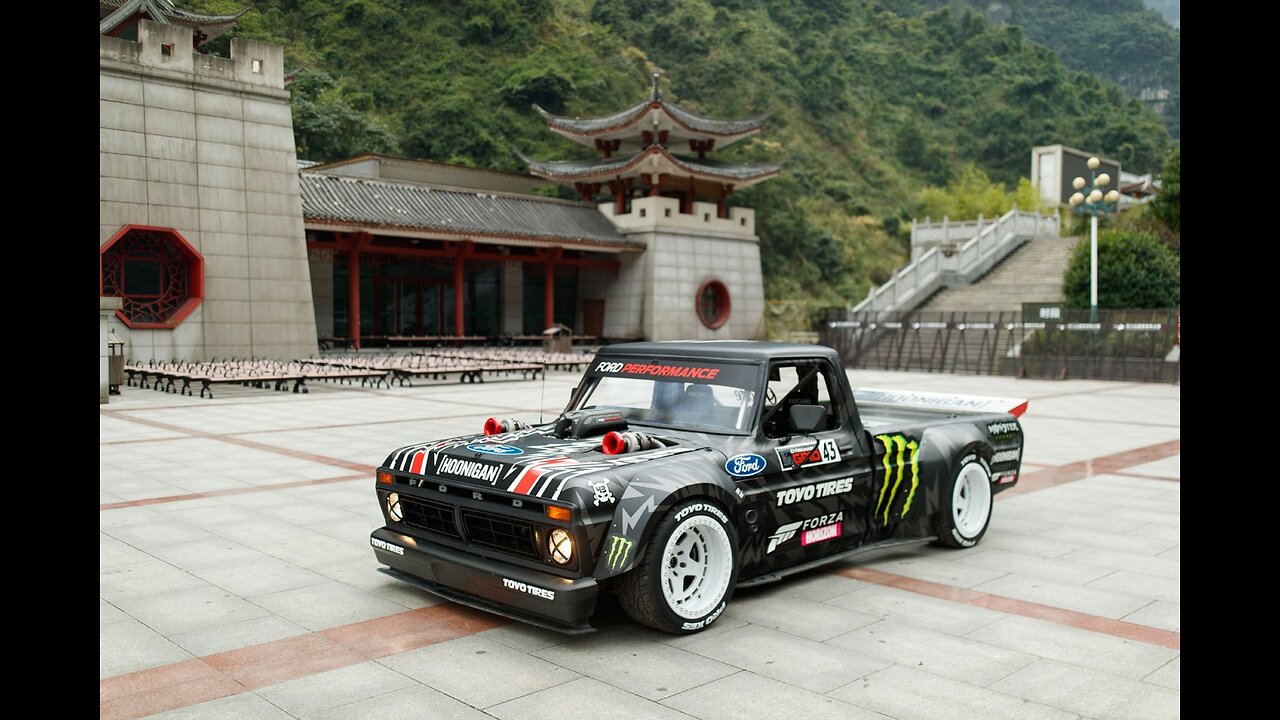 Ken Block’s Climbkhana TWO_ 914hp Hoonitruck on China's Most Dangerous Road; Tianmen Mountain