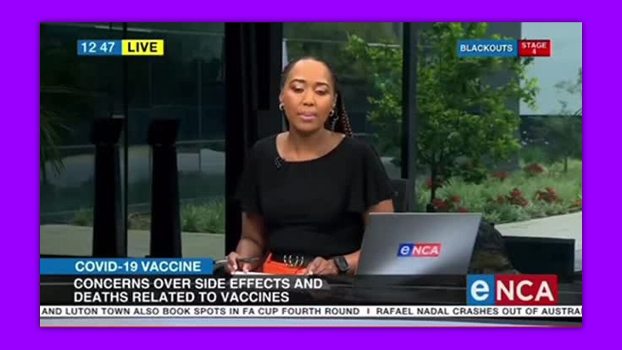 SOUTH AFRICA - CALLS TO SUSPEND CV19 JABS "DUE TO SAFETY CONCERNS"