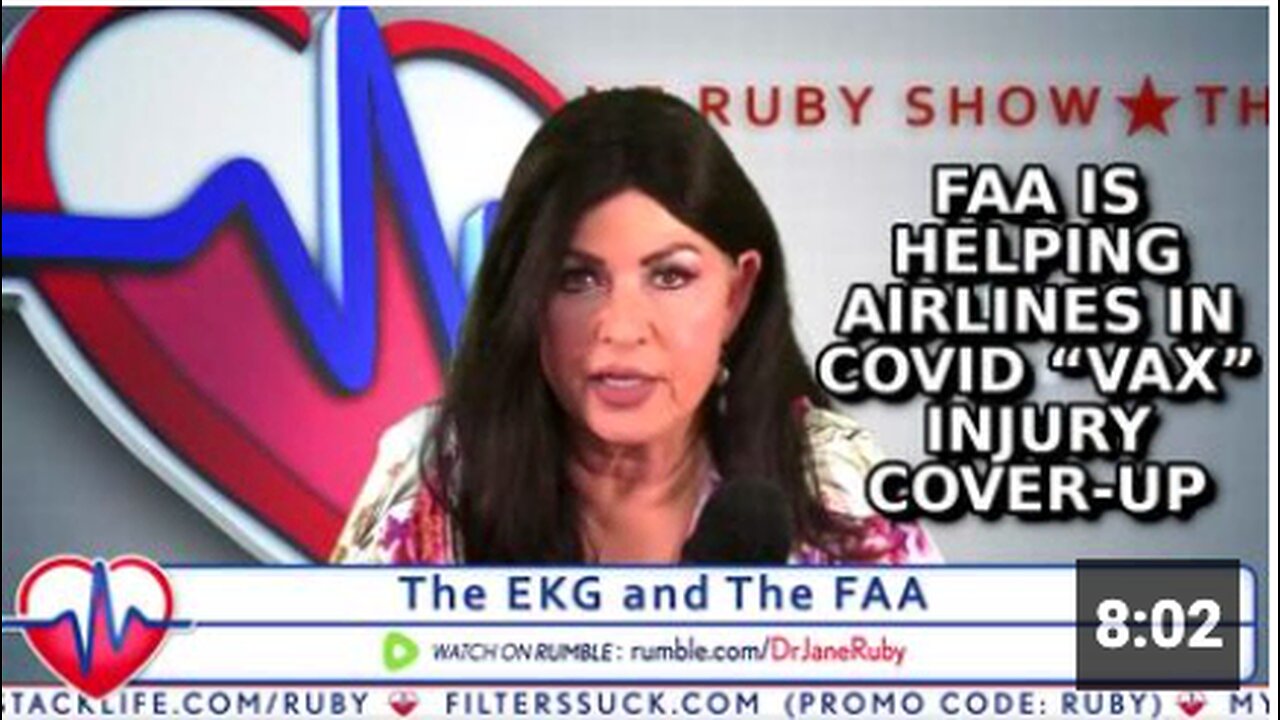 Dr. Jane Ruby: FAA is Helping Airlines in COVID "VAX" Injury Cover-Up