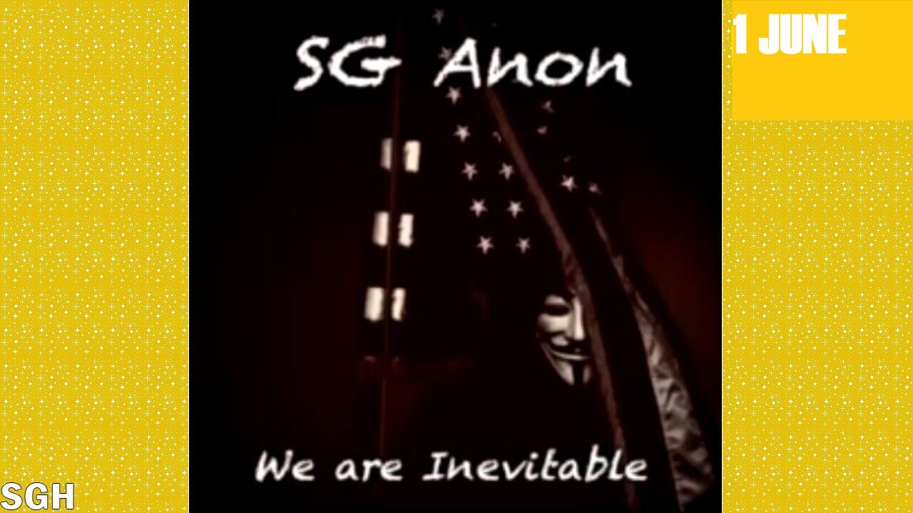 SG Anon HUGE Intel: "SG Anon Important Update MAJOR REVEAL ON THE BIO, June 1, 2024"