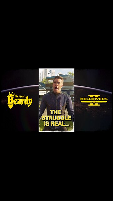 The STRUGGLE is REAL... // Beardy Highlights // Helldivers 2 // Short 10