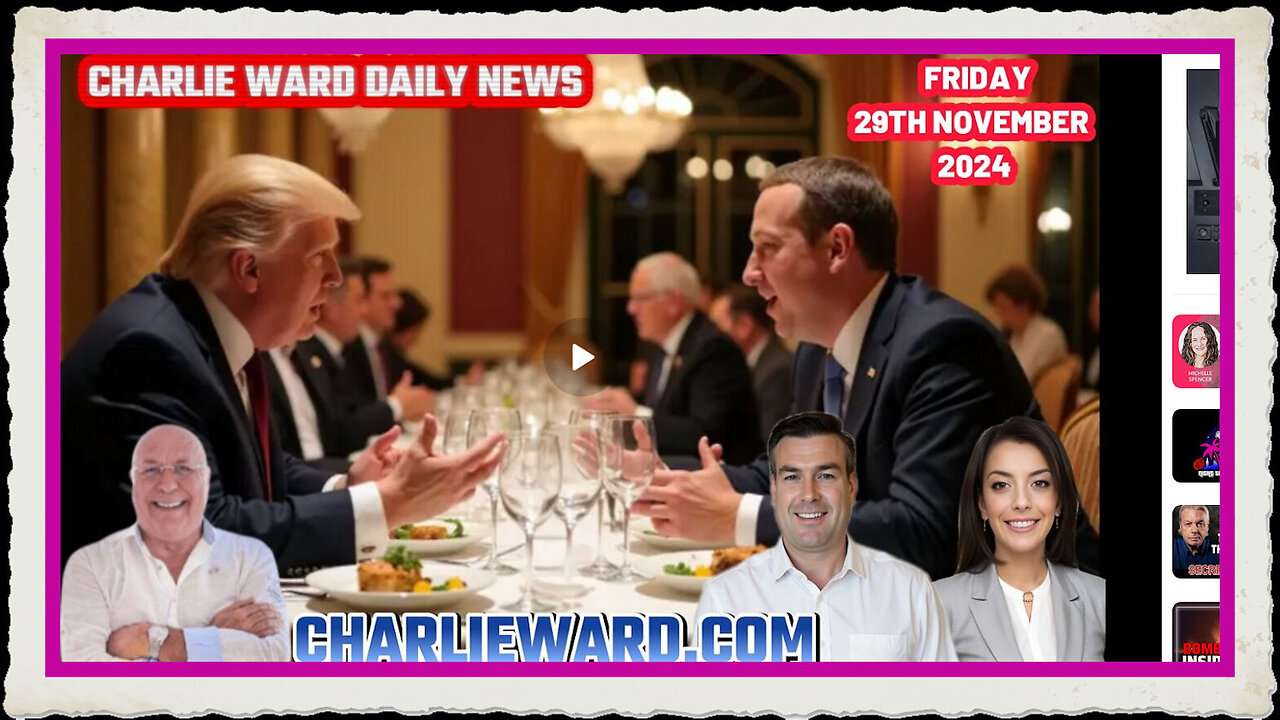 CHARLIE WARD DAILY NEWS WITH DREW DEMI WARREN THORNTON FRIDAY 29TH NOVEMBER 2024