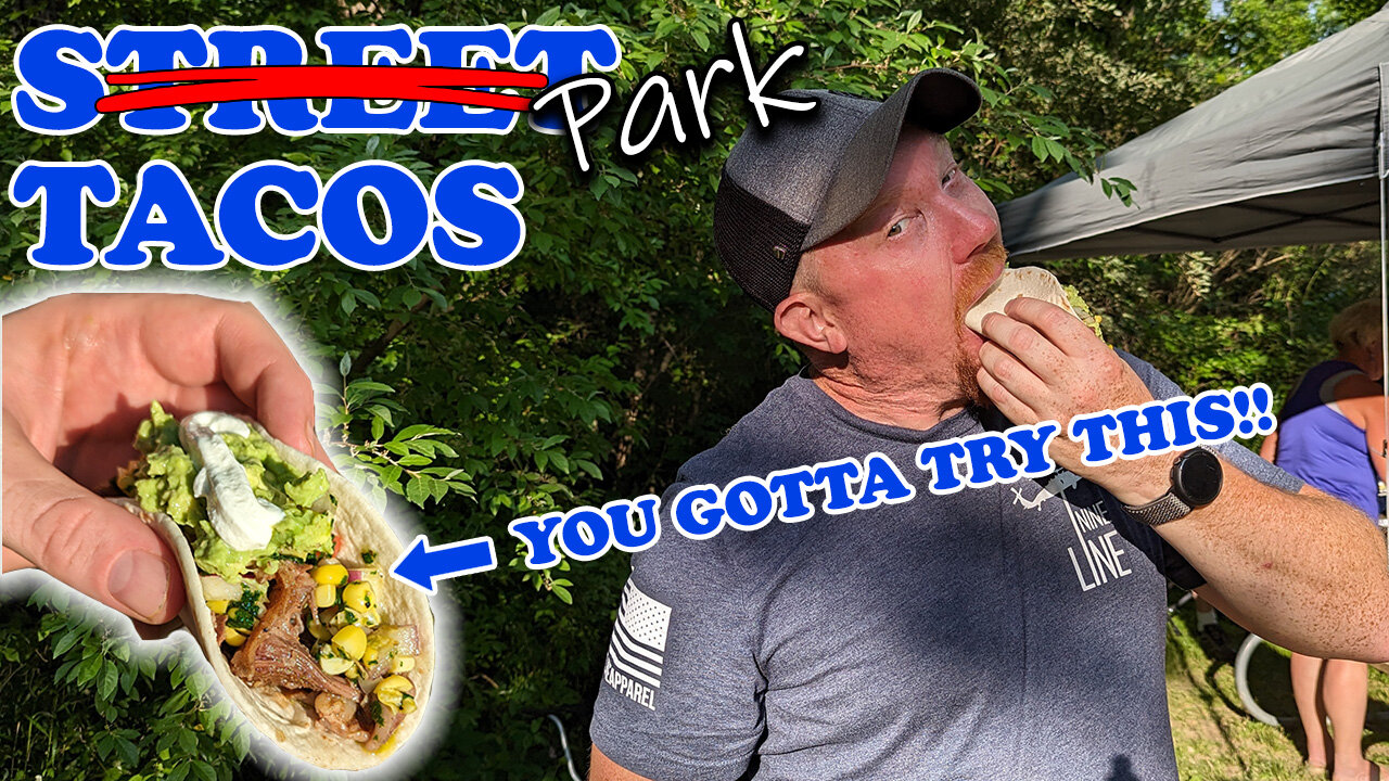 Chuck Roast & Corn Salsa Street Tacos Over The Fire!! | The Crusader Kitchen