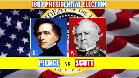 Custom CNN Election Night | 1852 Franklin Pierce vs Winfield Scott