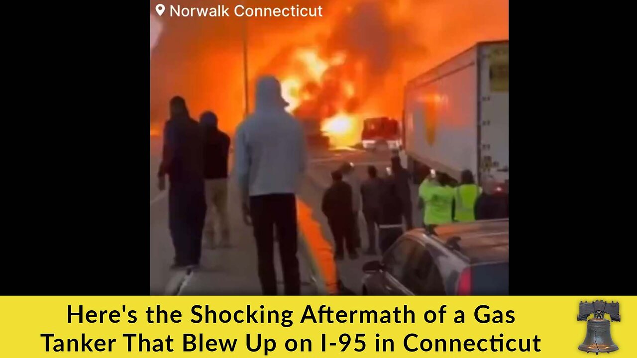 Here's the Shocking Aftermath of a Gas Tanker That Blew Up on I-95 in Connecticut