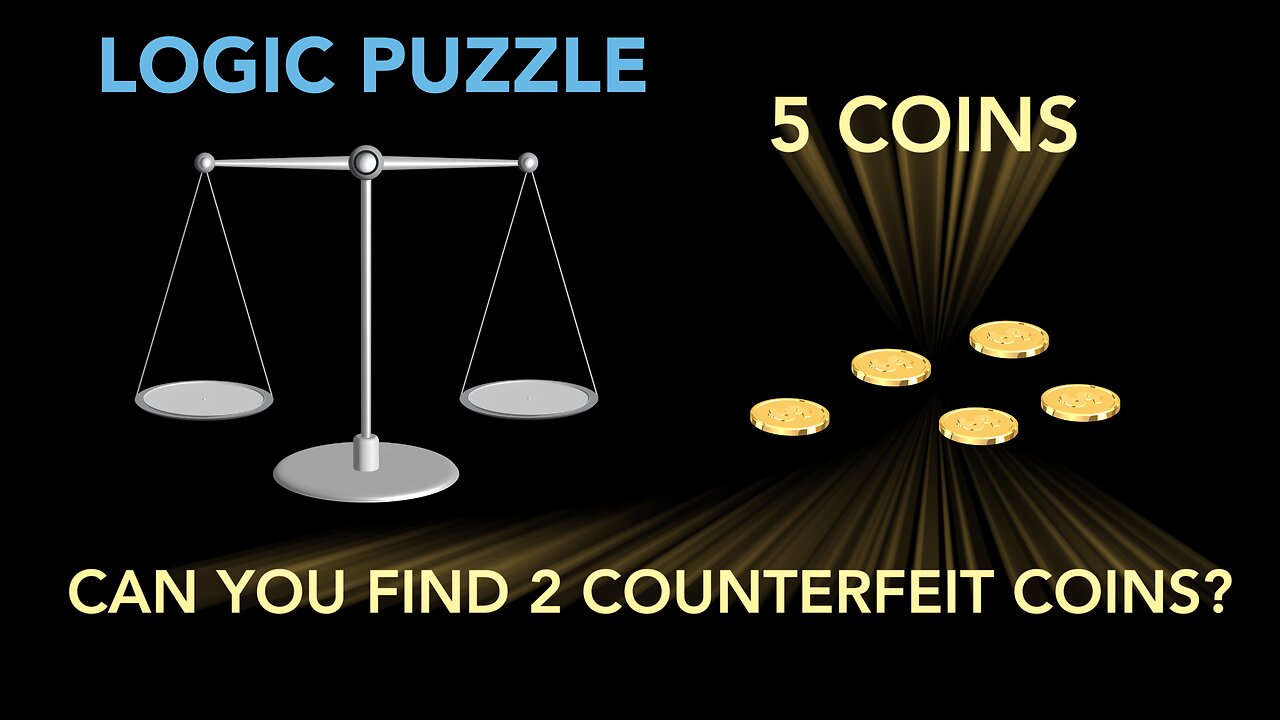 Logic Puzzle: Can you find 2 counterfeit coins among 5 coins for 3 weighings?