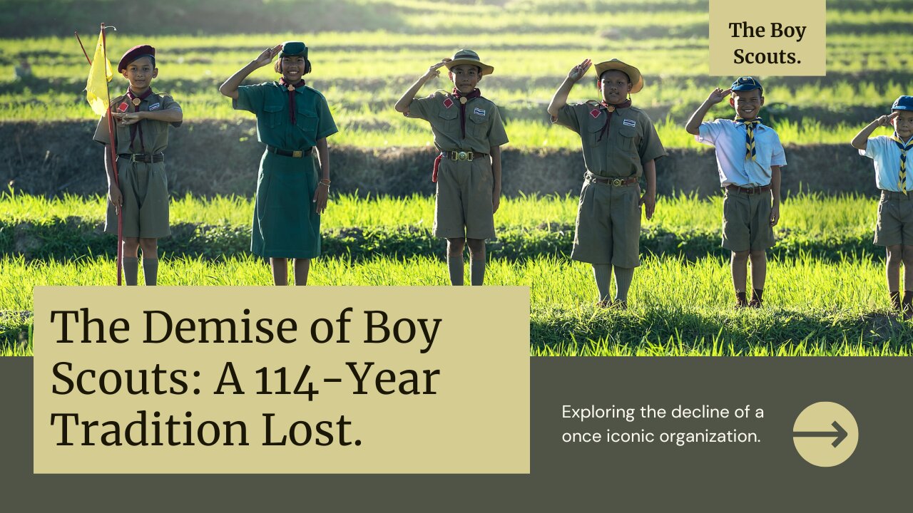 The Boy Scouts are no more