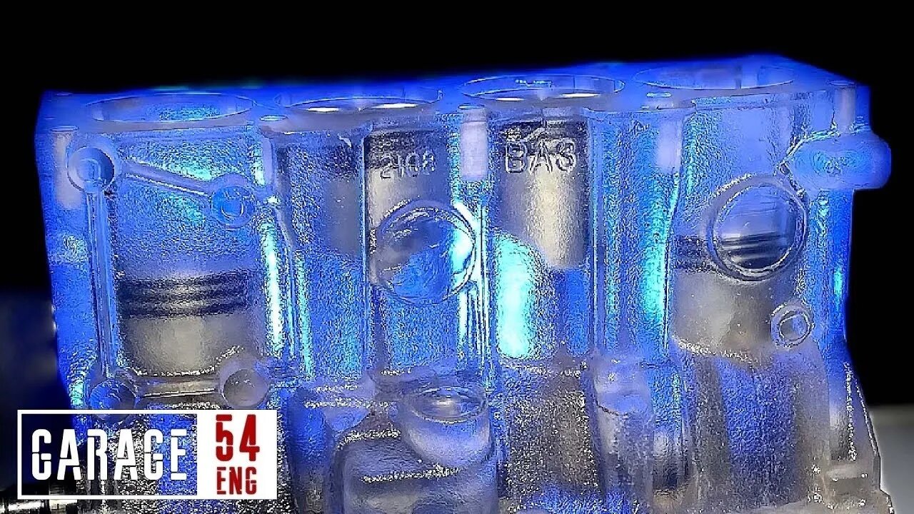 We make a see-through engine block