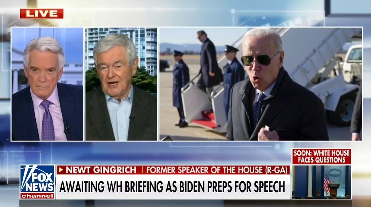 Newt: Biden's State Of The Union Will Be A Fantasy Address