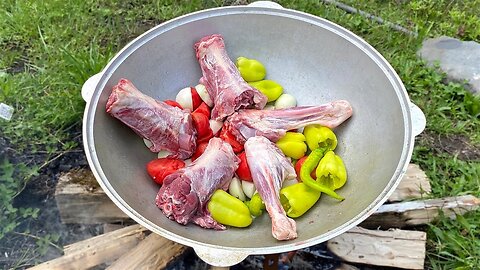 THE BEST LAMB DISHES RECIPES - BUGLAMA RECIPE - WILDERNESS COOKING DISH RECIPE