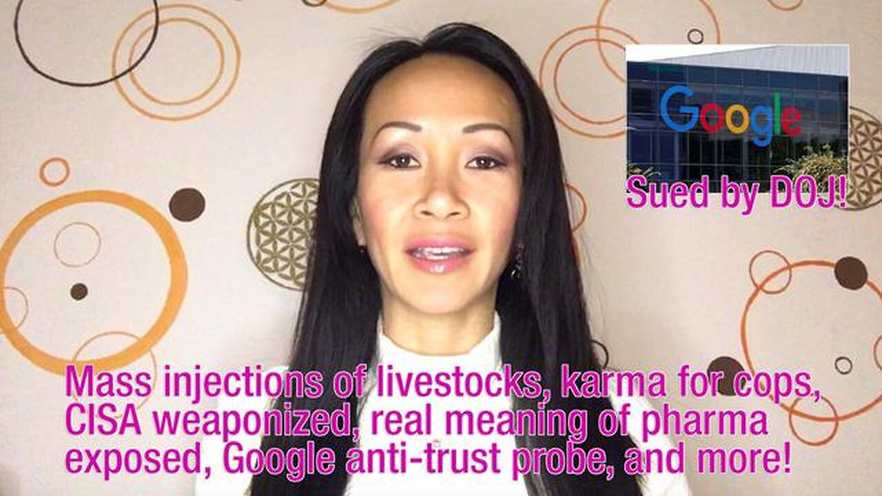 Mass injections of livestocks, karma for cops, CISA weaponized, pharma real meaning exposed, & more