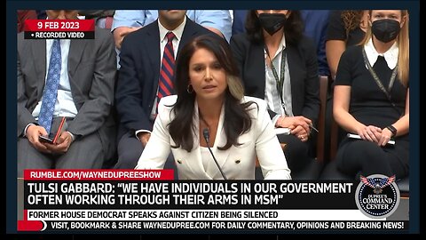 Tulsi Gabbard Returns To The House To Slam Censorship 🔥🔥🔥🔥