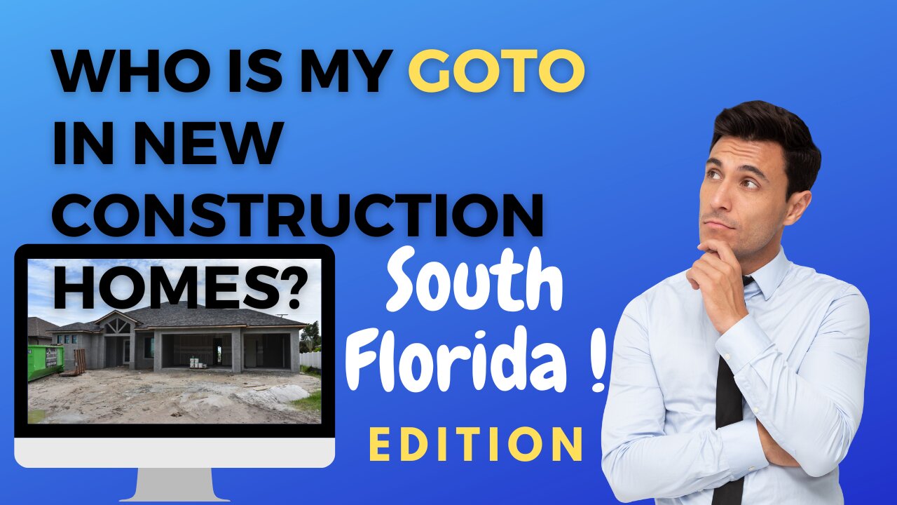 South Florida's New Construction New Home Expert Consultants. Best New Homes In South Florida.