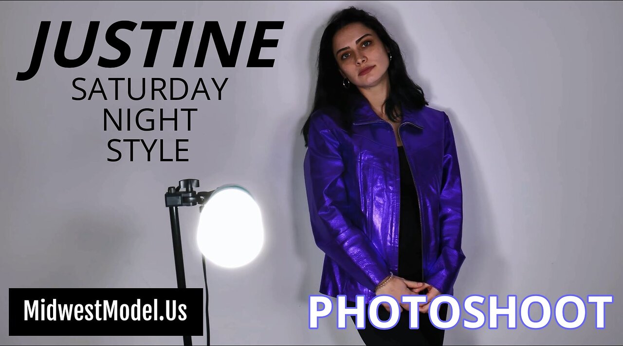 Justine - Purple Jacket - Midwest Model Agency