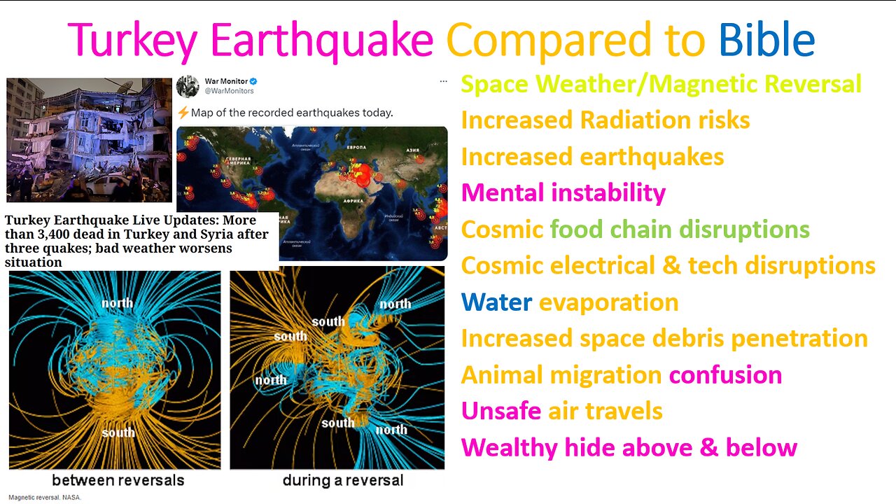 6th Seal Signs: Turkey Earthquakes!