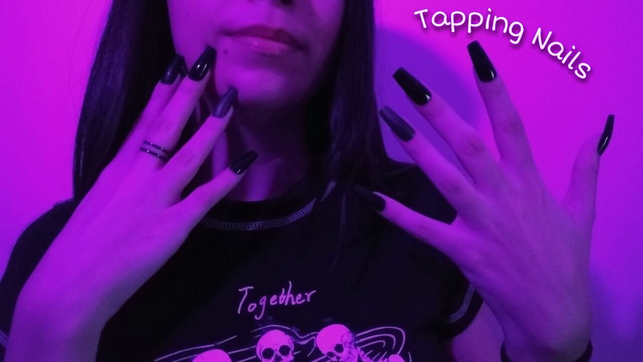 ASMR - Tapping nas unhas e sons de boca intensos