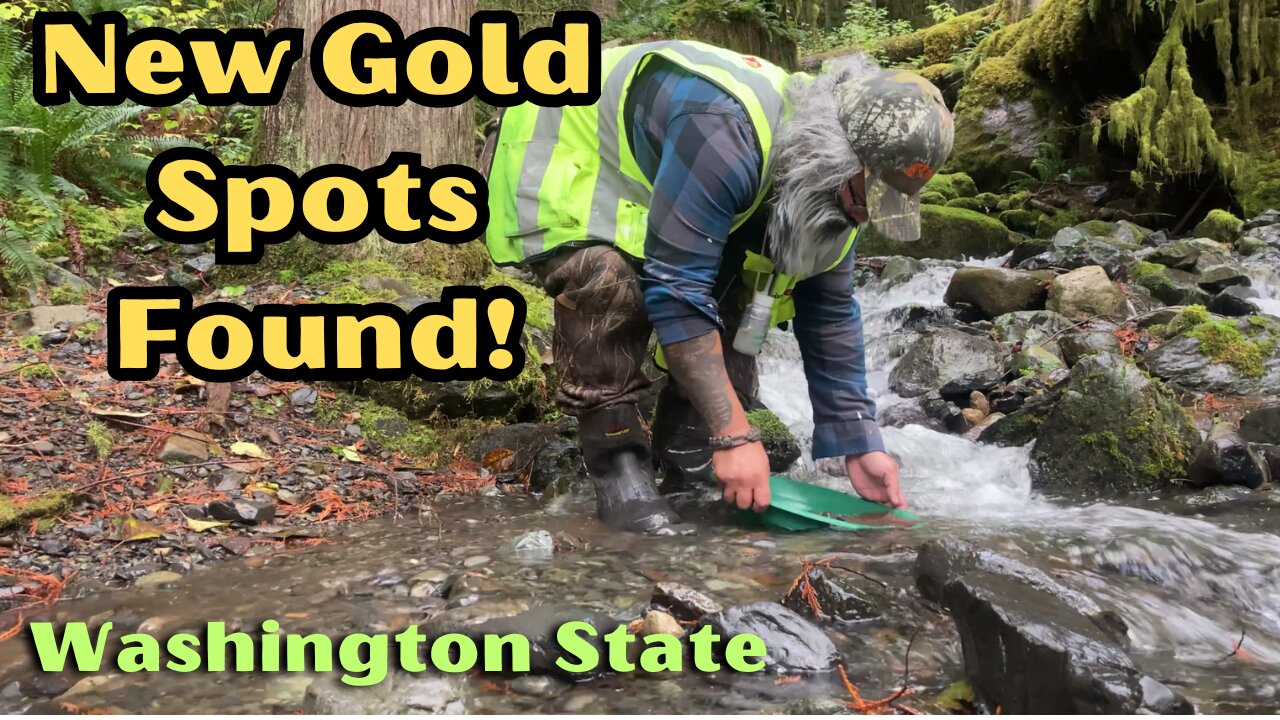 Gold Prospecting In The PNW: North Cascade Gold #goldprospecting #gold