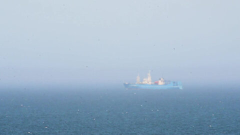 WATCH: The Akademik Alexander Karpinsky Seismic Survey Vessel Left the Port of Cape Town