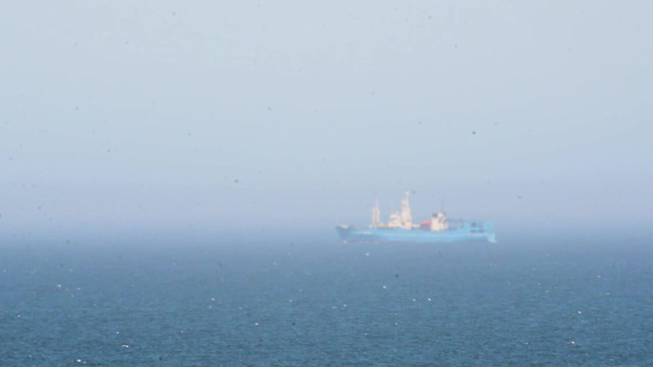 WATCH: The Akademik Alexander Karpinsky Seismic Survey Vessel Left the Port of Cape Town