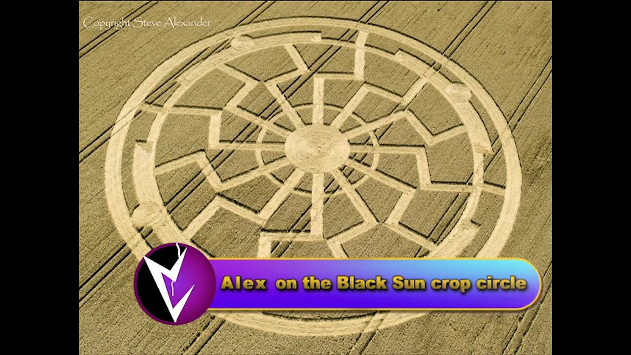 Alex on the Black Sun crop circle RM