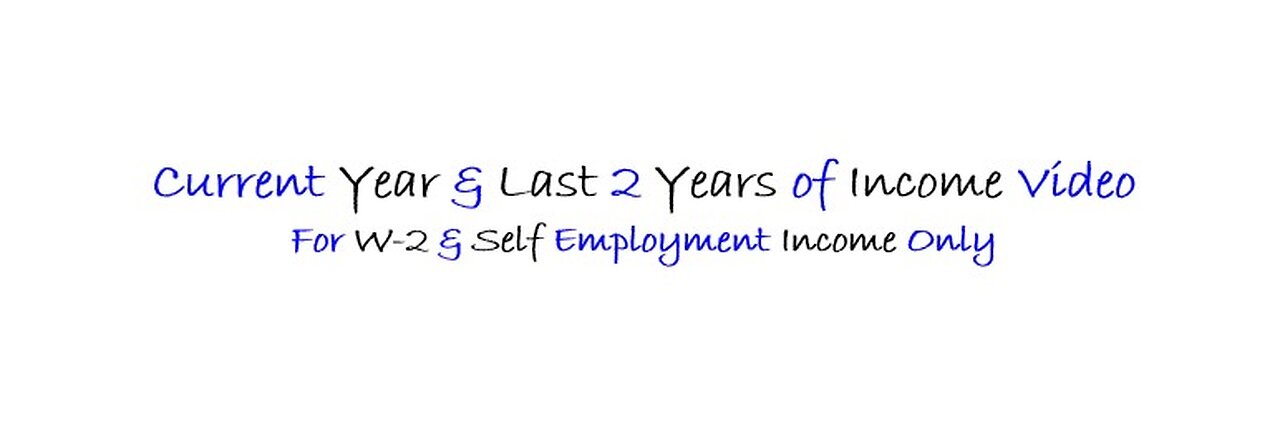 Mobile - SOFA W2 / Self Employment Income - English