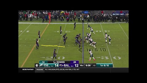 Barkley treats Ravens tacklers like turnstiles on 25-yard TD run to pylon