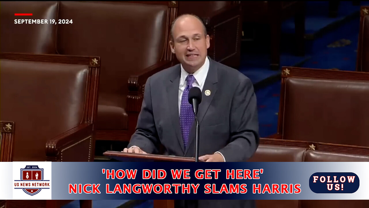 'How Did We Get Here' Nick Langworthy Slams Harris, Dems For Overturning Trump-Era Border Policies