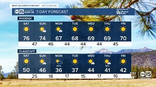 Beautiful weekend in store across Arizona