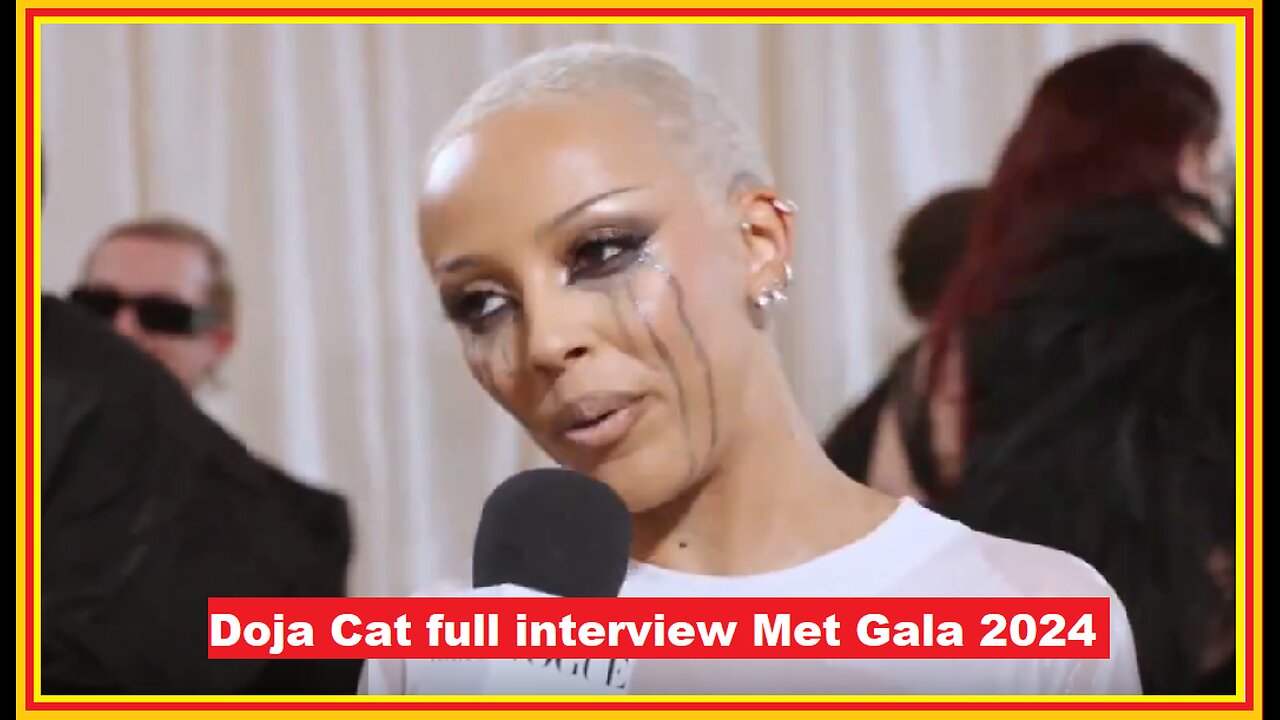 Doja Cat Met Gala 2024 full interview