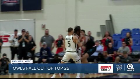 Owls fall out of Top 25