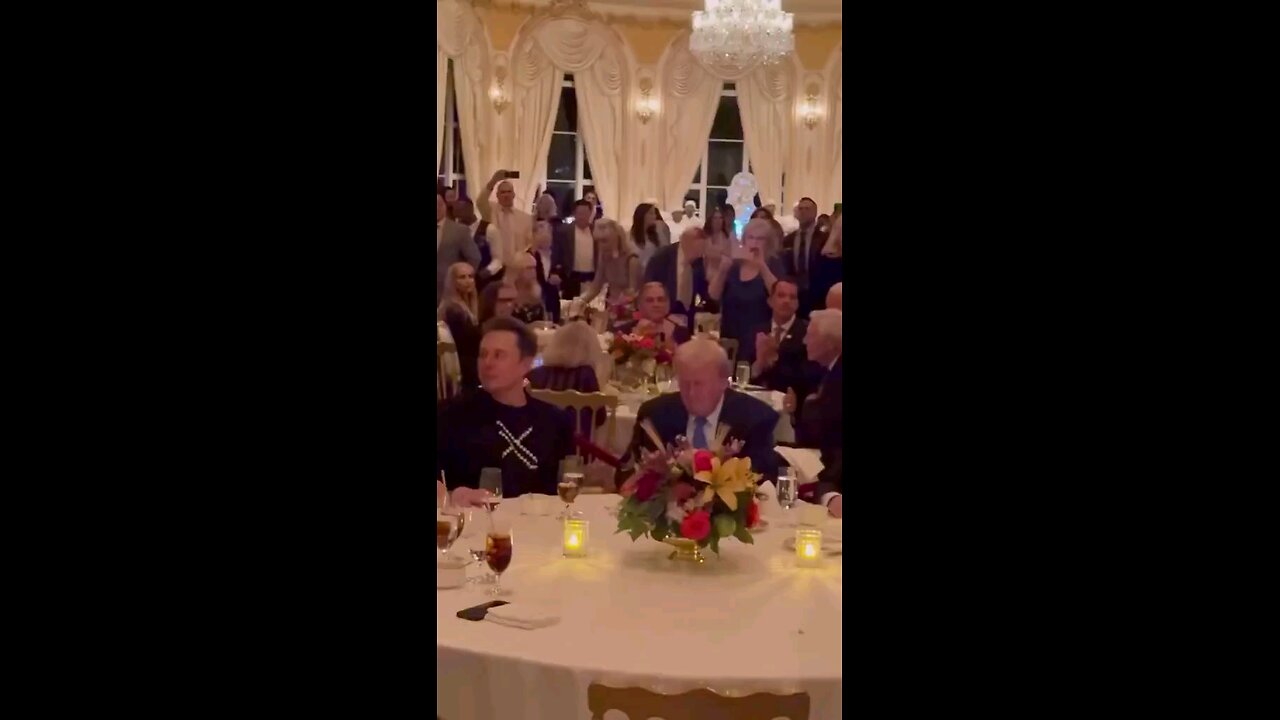 DJT, Baron & Elon enjoying Thanksgiving Night