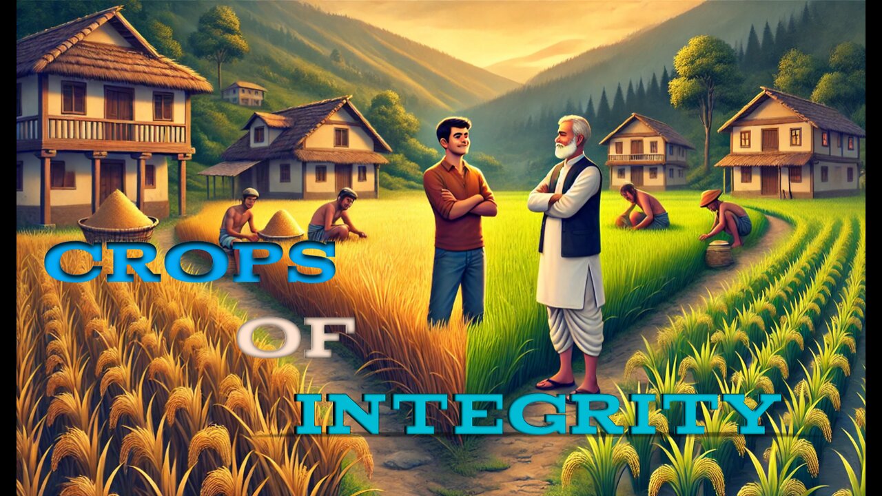 Crops of integrity|Heart touching moral story | cartoon video in English.❤️❤️🎉