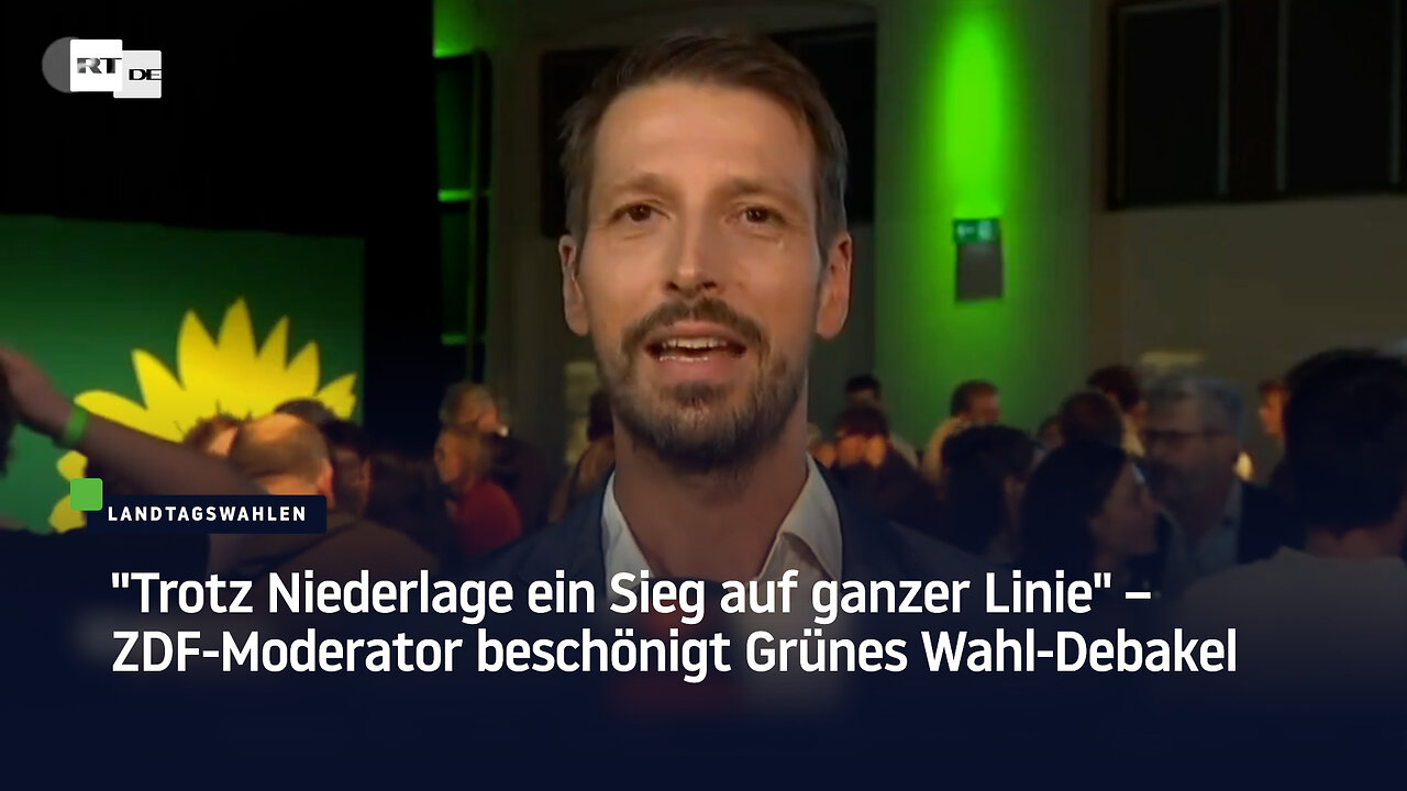 “Trotz Niederlage ein Sieg auf ganzer Linie“ – ZDF-Moderator beschönigt Grünes Wahl-Debakel