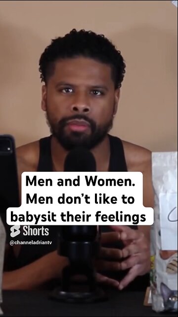 Men and Women. Men don’t like to babysit their feelings #shorts #success #motivation #life #friends