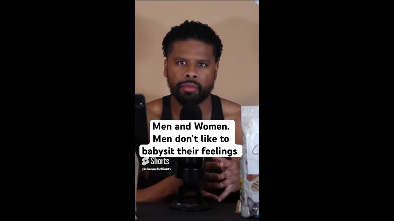 Men and Women. Men don’t like to babysit their feelings #shorts #success #motivation #life #friends