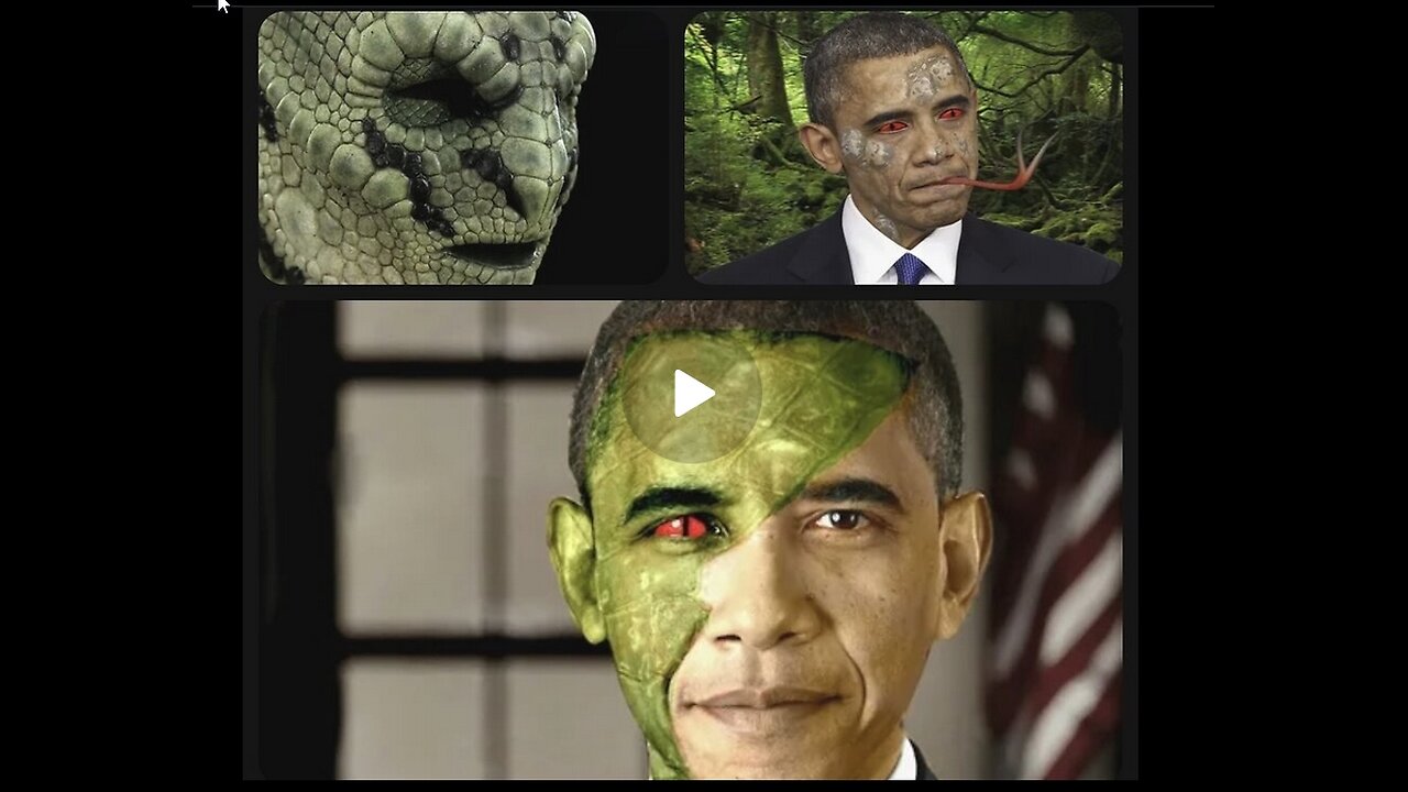 OBAMA , BUSH, AND MANY OTHERS ARE LIZARDS INCLUDING MANY NEWS PEOPLE. GOD WILL NOT SAVE THEM.