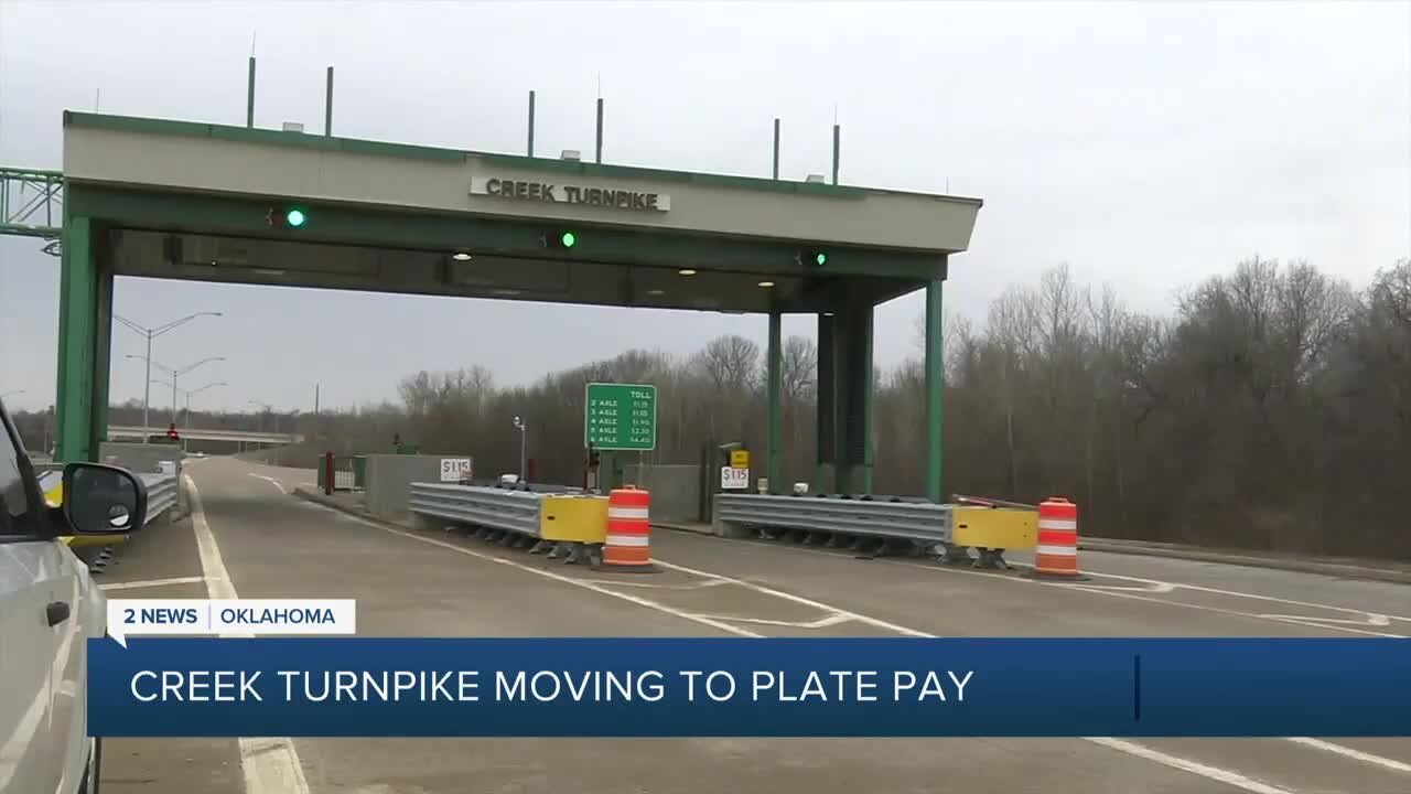 Creek Turnpike completing elimination of cash lanes
