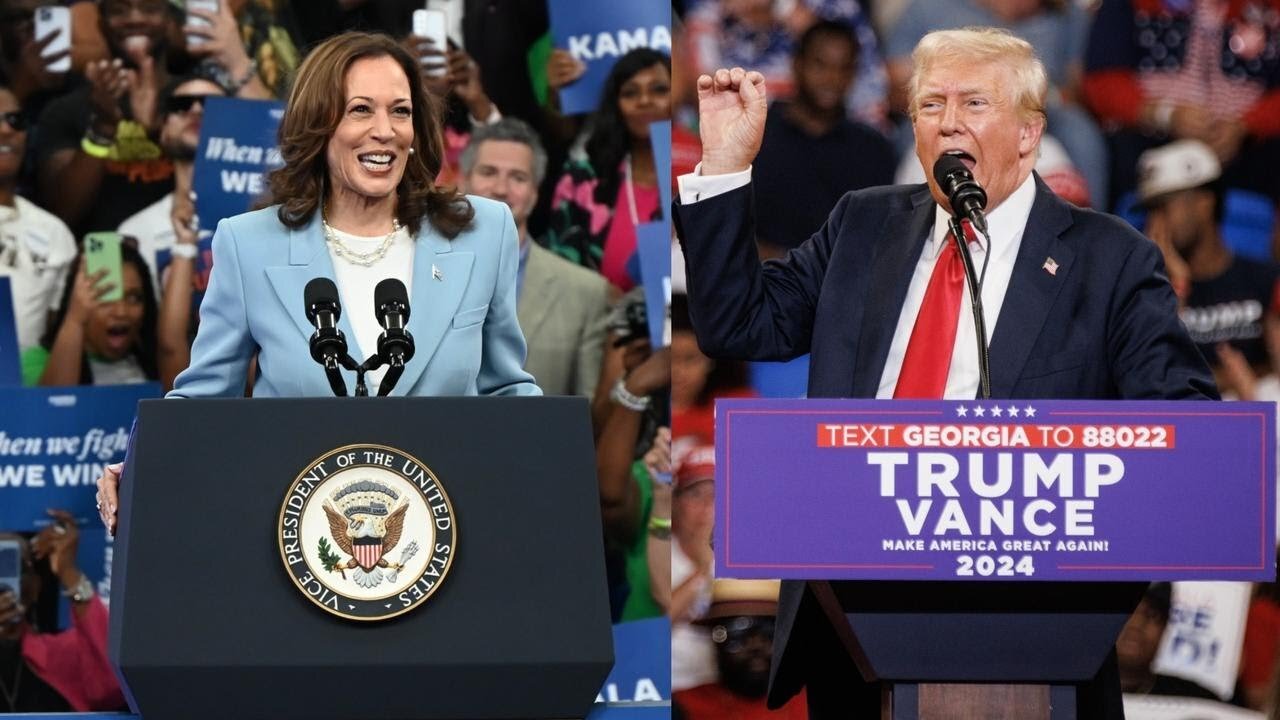 How is Georgia feeling about Donald Trump, Kamala Harris?