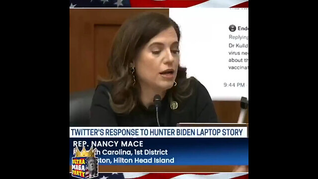 Rep. Nancy Mace Questioning Twitter Execs